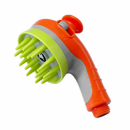 Pet Shower Head Bath Brush for Dogs and Cats