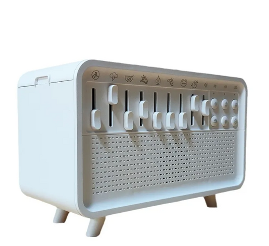 3-in-1 Bluetooth Speaker with White Noise, Sleep Night Light & Humidifier (with Nature Sounds)