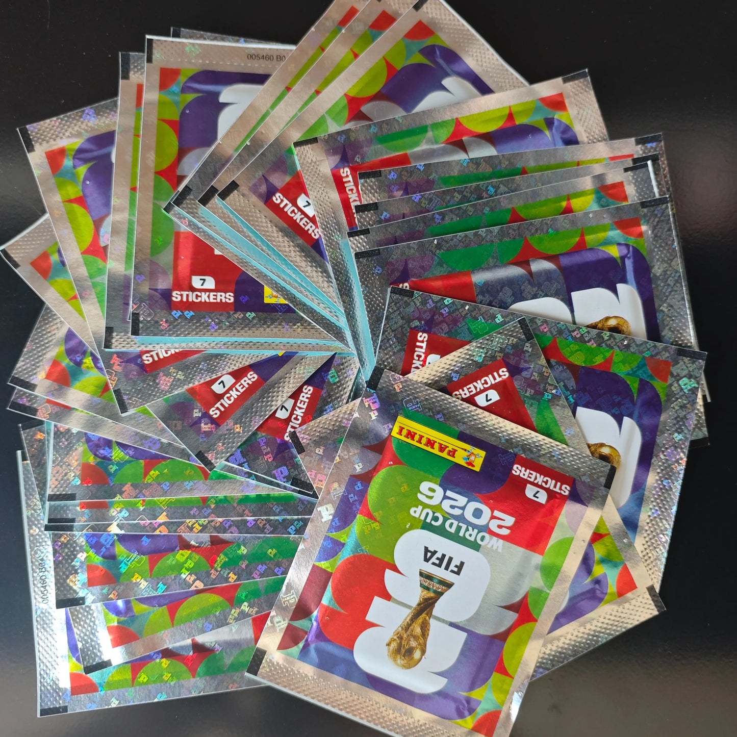 Panini FIFA World Cup 2026 Official Sticker Collection: 50-Pack Box - 350 Stickers Total - Factory Sealed & Unsearched Soccer Mystery Box, International Edition