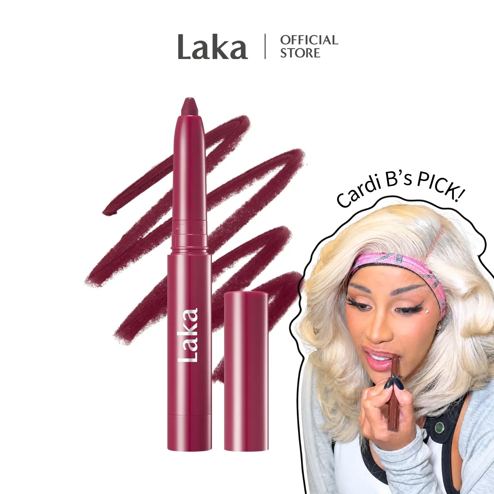 [Laka] Easy Glide Lip Liner — Creamy, Blendable Color with Smooth Application