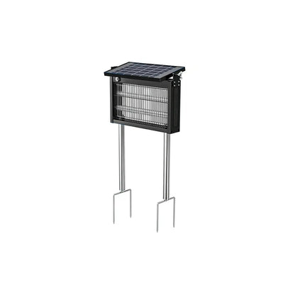 Gainstarx Solar Bug Zapper Outdoor Waterproof Electric Mosquito and Fly Zapper with Smart Light Sensor Rechargeable Solar Powered Trap for Patio, Backyard, Garden, Camping, and Indoor Use