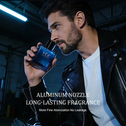 YCZ Midnight Marine Eau De Parfum 50Ml Unisex | Aromatic Aquatic Ocean Fresh Woody Perfume with Bergamot Coconut Amber | Long Lasting Luxury Arabian Fragrance for Men Women | Premium Gift