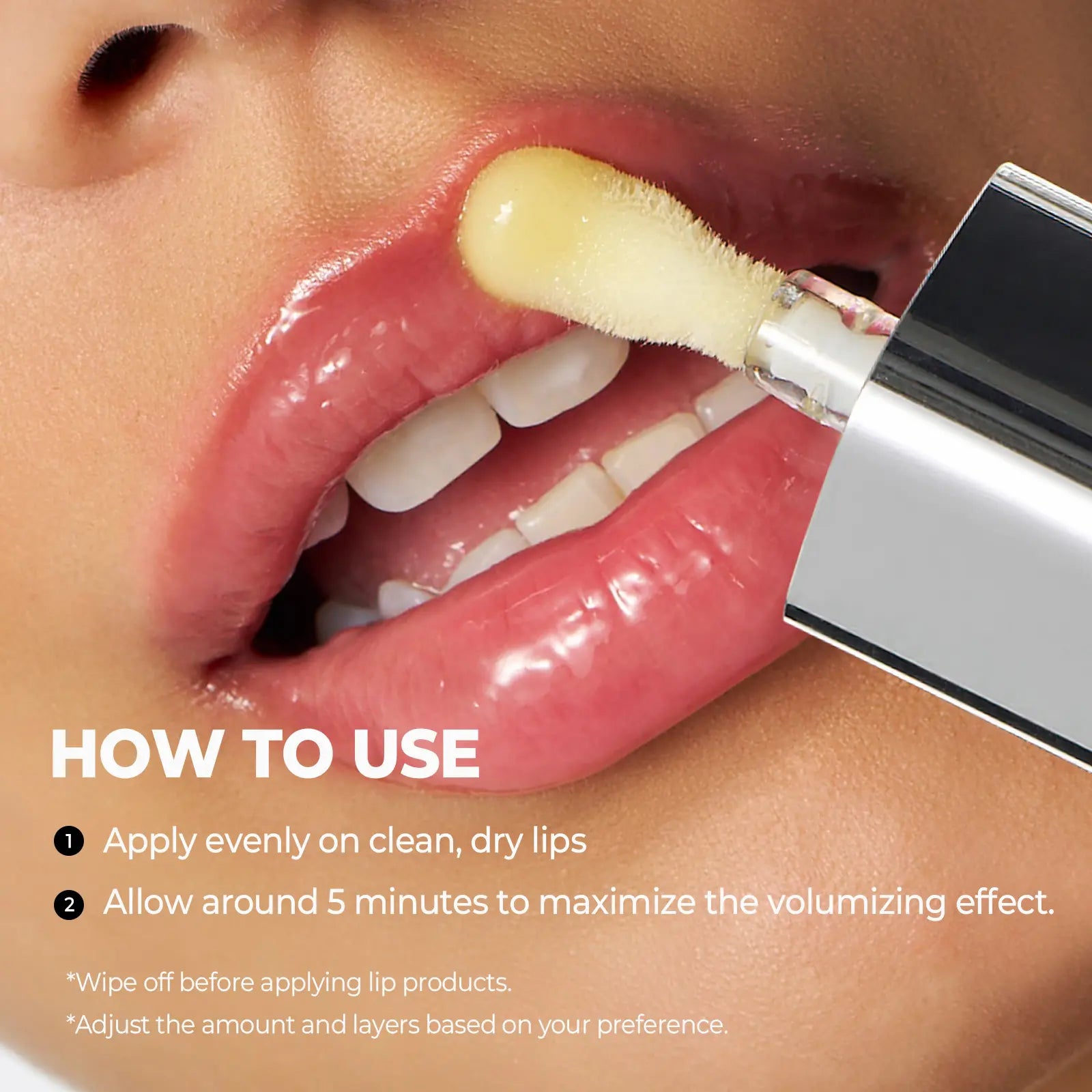 [Laka] Spicy Lip Plumper — Fuller-Looking Lip Plumper Gloss, Non-Sticky, High-Shine Finish