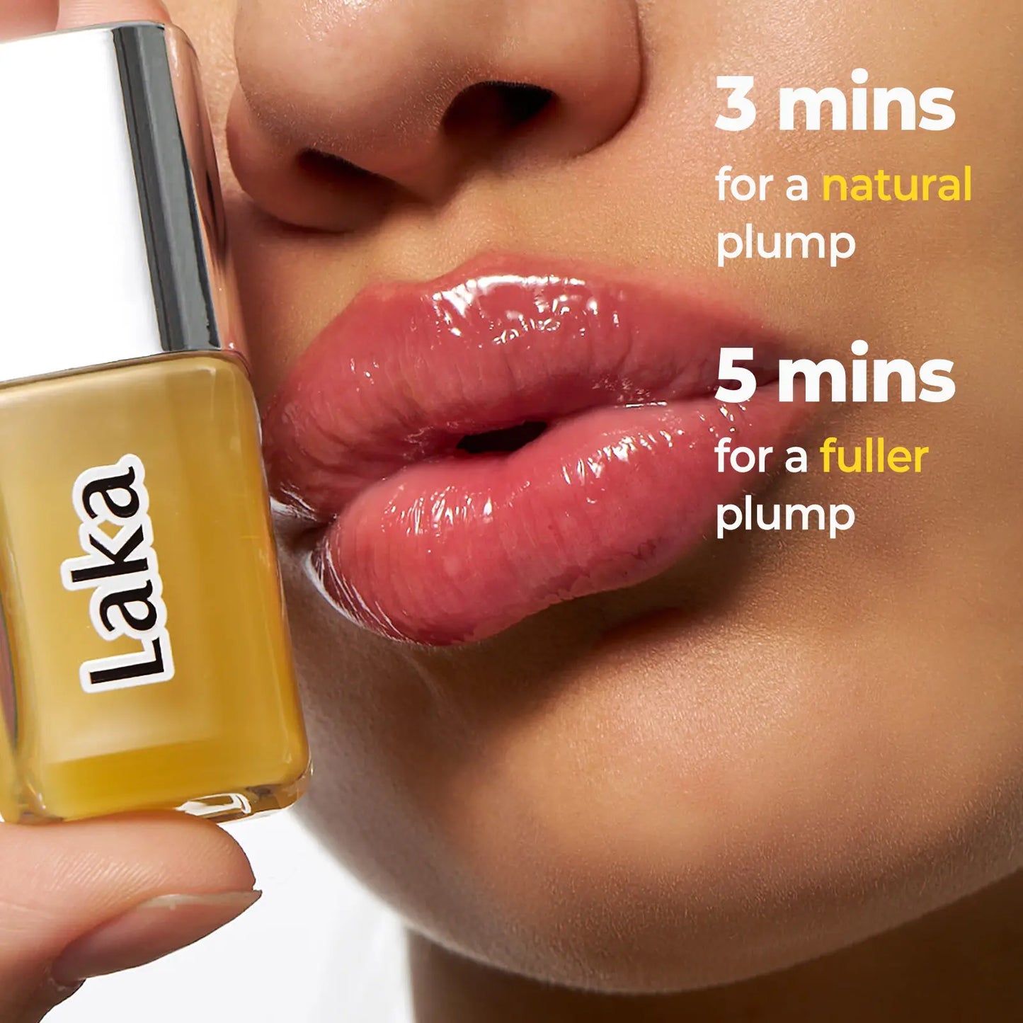 [Laka] Spicy Lip Plumper — Fuller-Looking Lip Plumper Gloss, Non-Sticky, High-Shine Finish