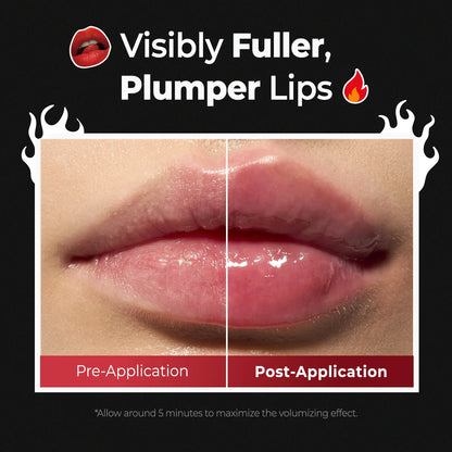 [Laka] Spicy Lip Plumper — Fuller-Looking Lip Plumper Gloss, Non-Sticky, High-Shine Finish